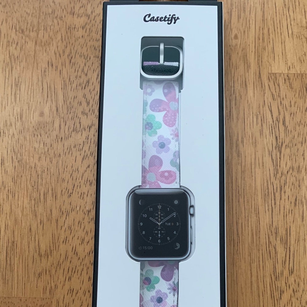 Casetify Apple Watch band, 38/40mm in Matte Silver
